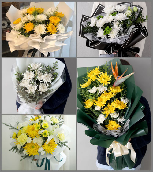 广东江门市鹤山市桃源镇龙都村白事花束代送